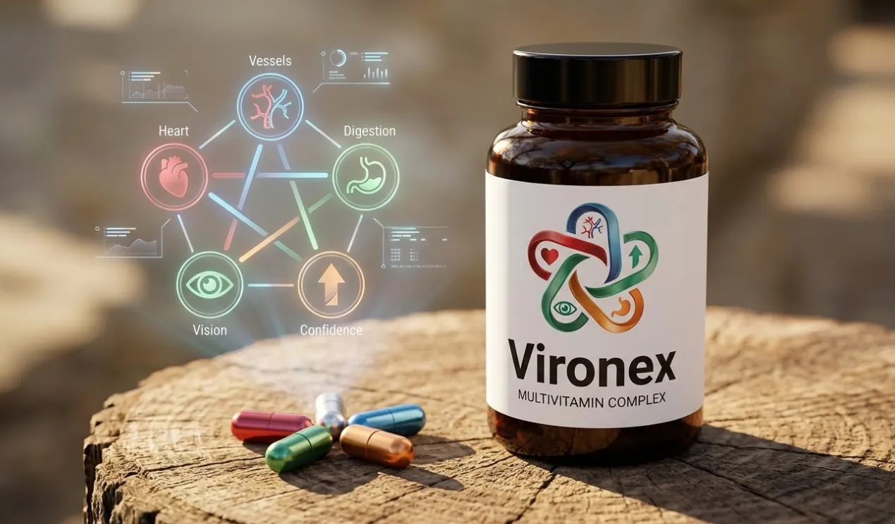 Vironex 5-in-1 supplement bottle